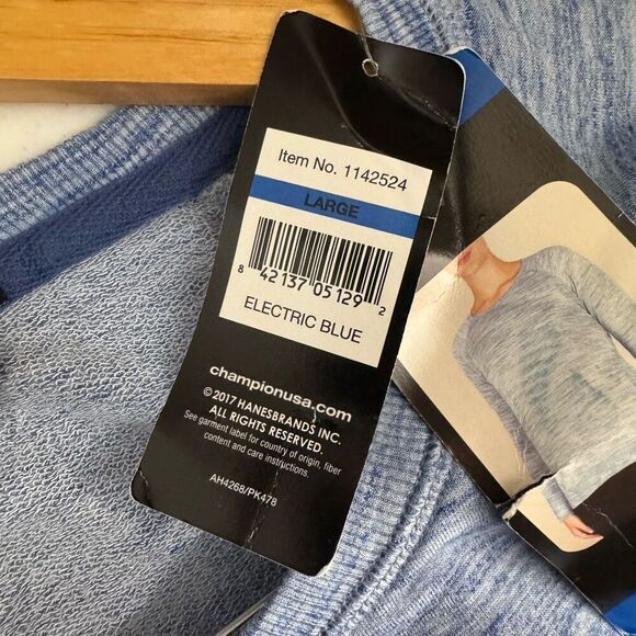 NWT Champion Elite Women’s Stretch Pullover Size Large Rayon Blend Blue Color - Picture 8 of 12